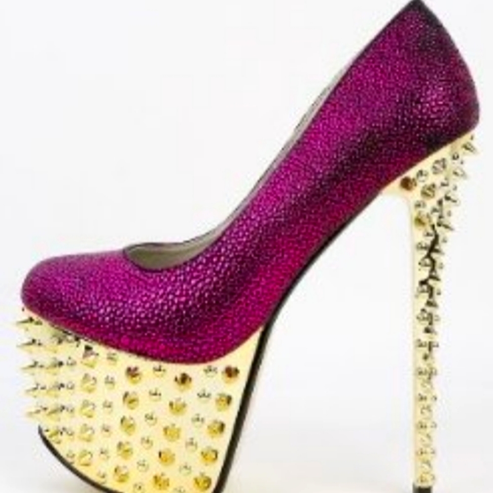 *NWOT* Red Kiss Akara Pumps Fuschia Sz7